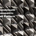 Họa Tiết Tường Hình Học Houndstooth - Thumbnail 1