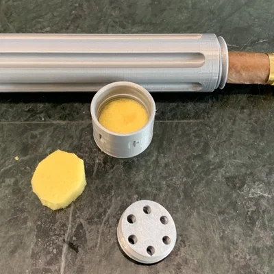 Hộp đựng xì gà dạng revolver (1 điếu) [WIP]