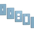 Nắp công tắc, nắp ổ cắm, nắp GFCI và nhiều loại cover plate khác! - Thumbnail 1