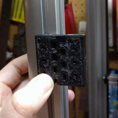 Bản lề Trapped Hinge Print-in-Place cho nhôm định hình 2020