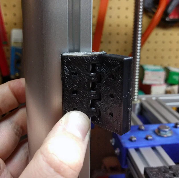 Bản lề Trapped Hinge Print-in-Place cho nhôm định hình 2020 - Image 3