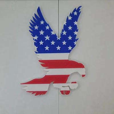 Nam châm Đại bàng Cờ Mỹ (American Flag Eagle Magnet)