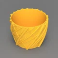 Planter 01 - Chậu cây đơn giản có nhánh/cỏ trang trí - Thumbnail 3