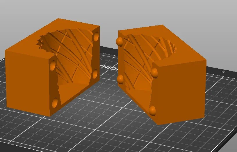 Khuôn đúc nến họa tiết đan chéo nghệ thuật in 3D - Image 2