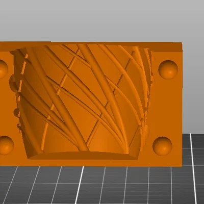 Khuôn đúc nến họa tiết đan chéo nghệ thuật in 3D
