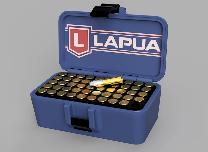 Hộp đạn .22lr Lapua (ammo box) in 3D - Image 1