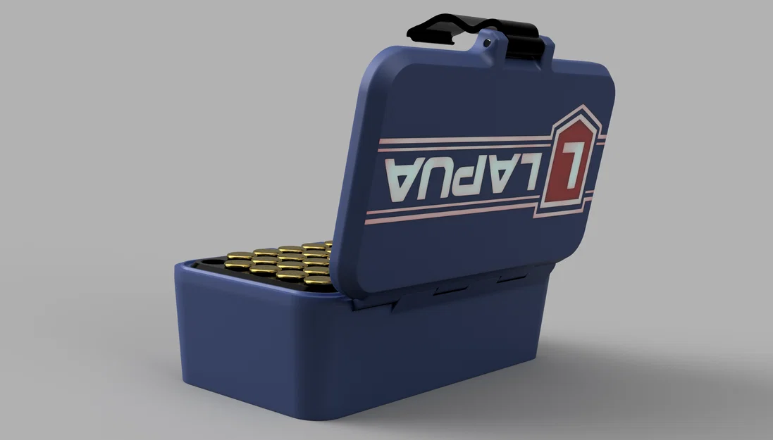 Hộp đạn .22lr Lapua (ammo box) in 3D - Image 2