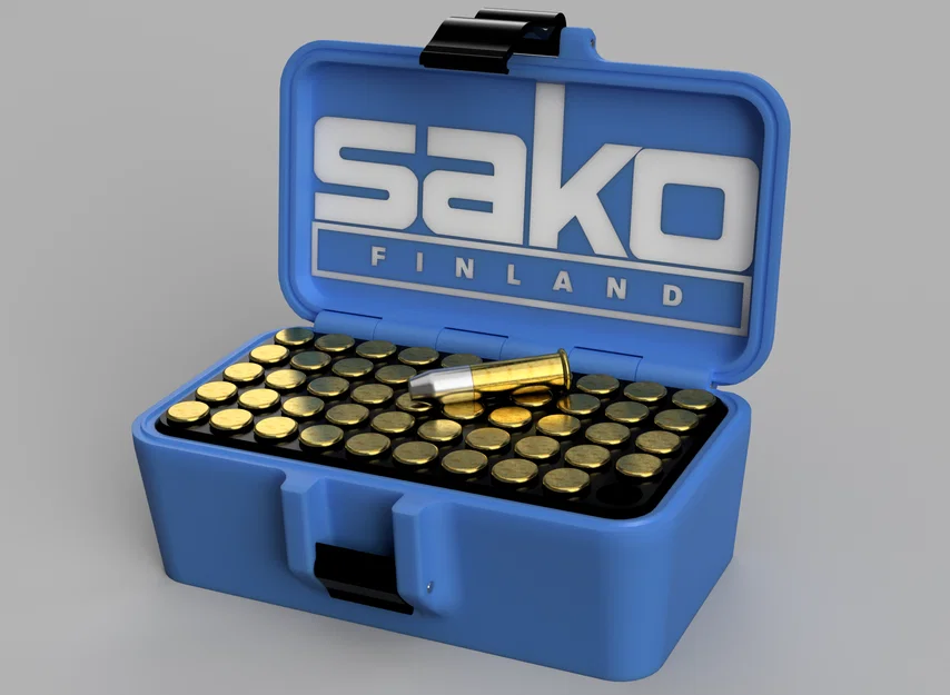 Hộp đạn .22lr SAKO (Ammo Box) - STL in 3D - Image 1