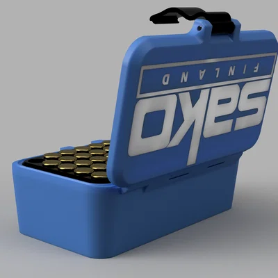 Hộp đạn .22lr SAKO (Ammo Box) - STL in 3D
