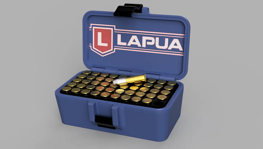 Hộp đạn .22lr Lapua (ammo box) in 3D - Image 5