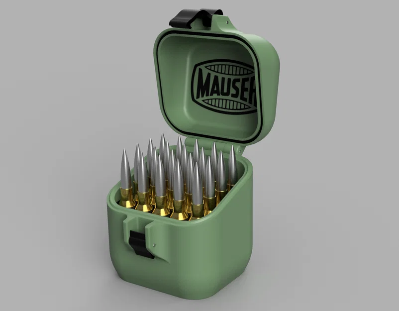 Hộp đạn 6,5x55 Mauser (6,5x55 Mauser ammo box) - Image 1