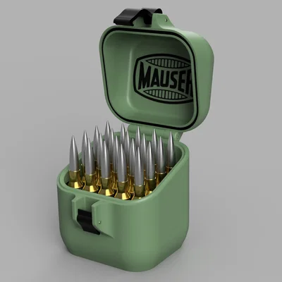 Hộp đạn 6,5x55 Mauser (6,5x55 Mauser ammo box)
