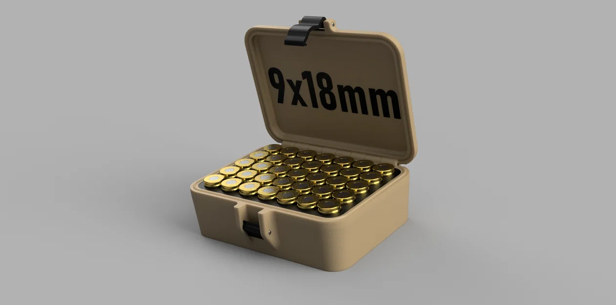 Hộp đạn 9x18 Makarov (9x18 Makarov ammo box) - Image 2