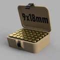 Hộp đạn 9x18 Makarov (9x18 Makarov ammo box) - Thumbnail 2