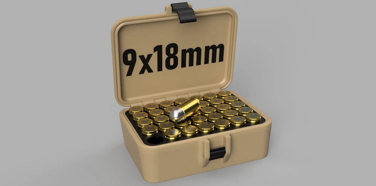 Hộp đạn 9x18 Makarov (9x18 Makarov ammo box) - Image 7