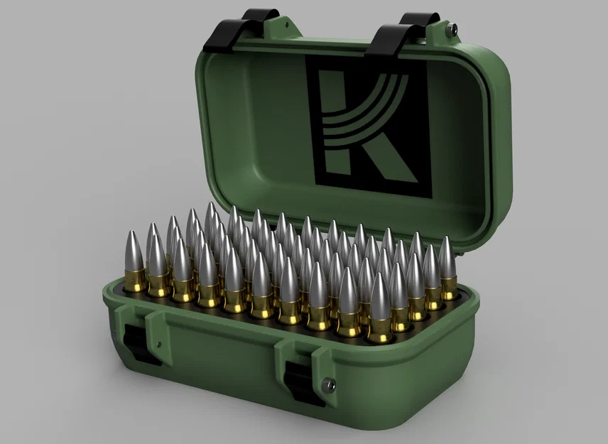 Hộp đựng đạn 7,62x39 Kalashnikov in 3D: Thiết kế chuẩn xác - Image 1