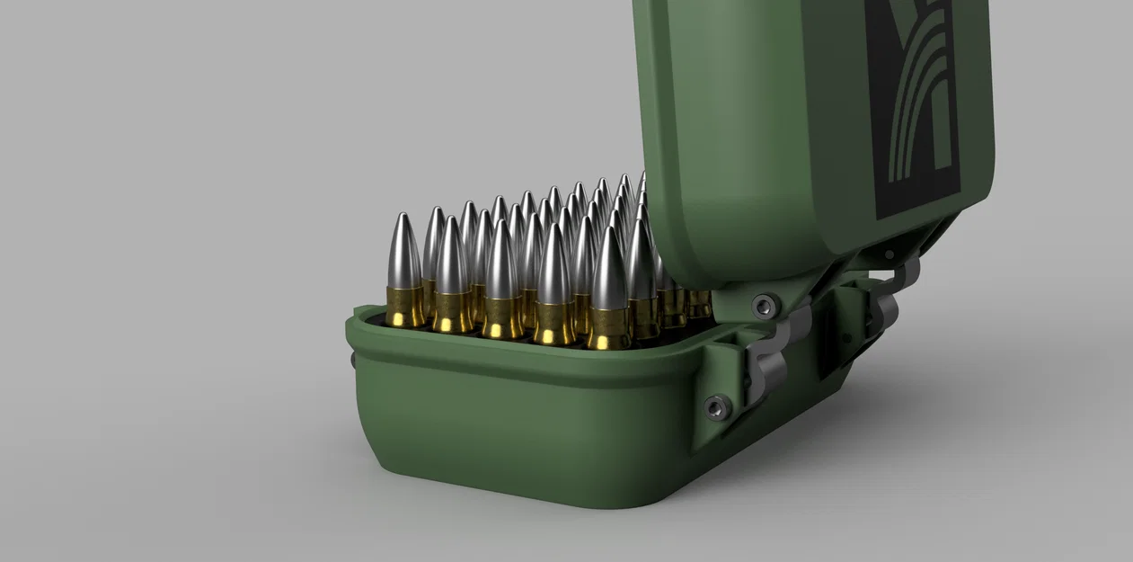 Hộp đựng đạn 7,62x39 Kalashnikov in 3D: Thiết kế chuẩn xác - Image 5