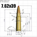 Hộp đựng đạn 7,62x39 Kalashnikov in 3D: Thiết kế chuẩn xác - Thumbnail 7