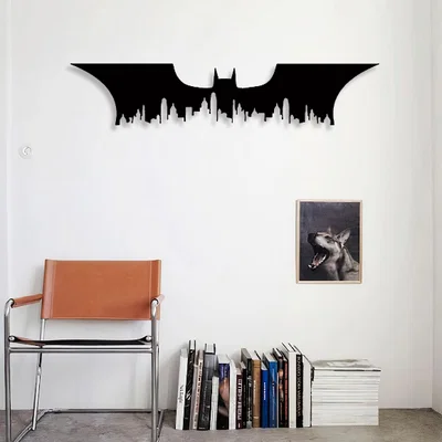 Mô hình trang trí treo tường Gotham Silhouette cho người hâm mộ Batman