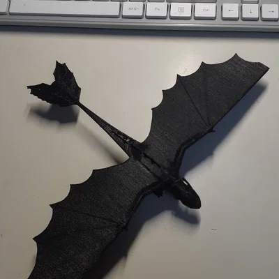 Mô hình in 3D Toothless (Desdentao) từ How to Train Your Dragon