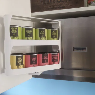 Kệ Gia Vị Kéo Trượt (Spice Rack Pullout) – Tự in theo kích thước bạn muốn