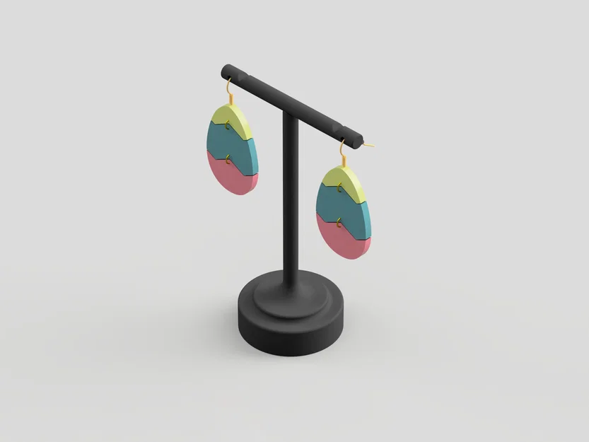 Kệ Treo Bông Tai – Earring Holder/Earring Display Stand Dáng Chữ T - Image 7