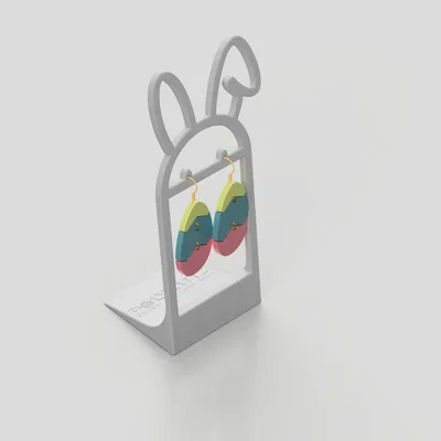 Giá treo bông tai Thỏ Phục Sinh – Earring Holder/Earring Stand