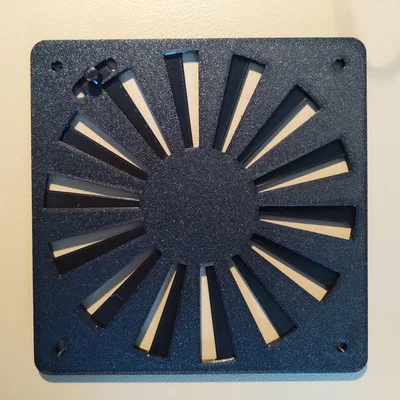 Nắp che trượt cho lưới quạt 120mm (120mm fan grill sliding cover)