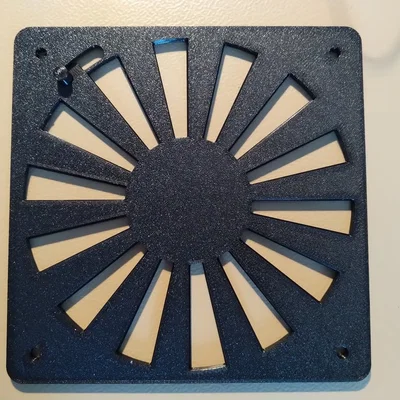 Nắp che trượt cho lưới quạt 120mm (120mm fan grill sliding cover)