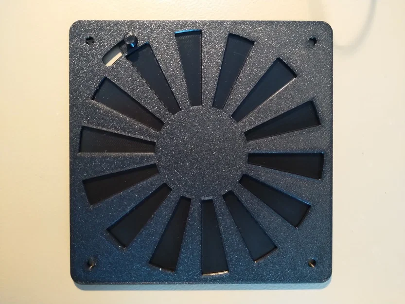 Nắp che trượt cho lưới quạt 120mm (120mm fan grill sliding cover) - Image 3