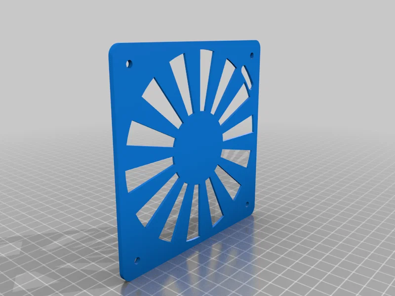 Nắp che trượt cho lưới quạt 120mm (120mm fan grill sliding cover) - Image 4