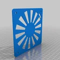 Nắp che trượt cho lưới quạt 120mm (120mm fan grill sliding cover) - Thumbnail 4