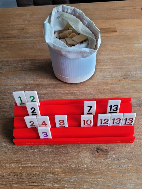 Rummikub – Khay/giá đỡ quân cờ - Image 1