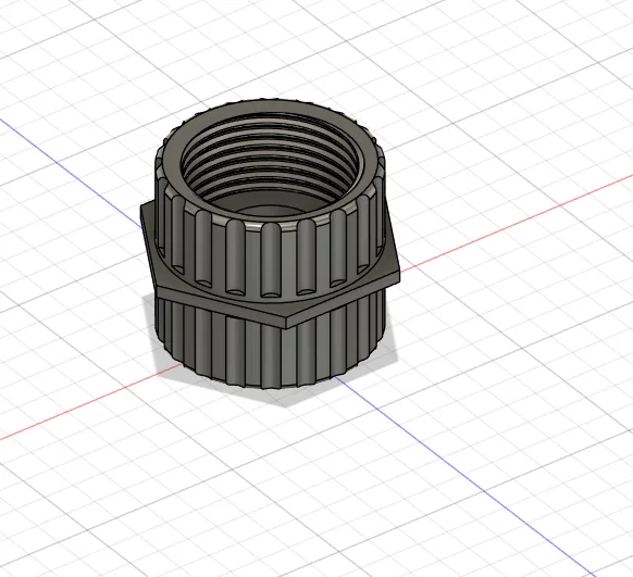 Đầu nối ren trong 3/4 inch cho ống tưới nước làm từ in 3D - Image 1