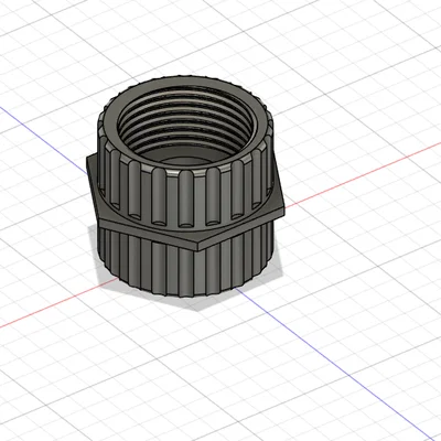 Đầu nối ren trong 3/4 inch cho ống tưới nước làm từ in 3D