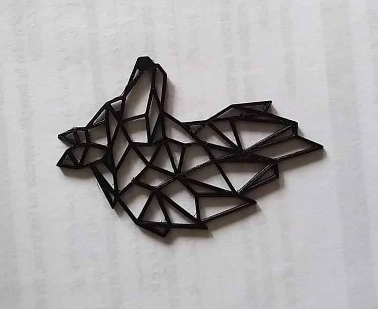 Mô hình đầu sói trang trí nghệ thuật phong cách Low-Poly (Wolf Head) - Image 1