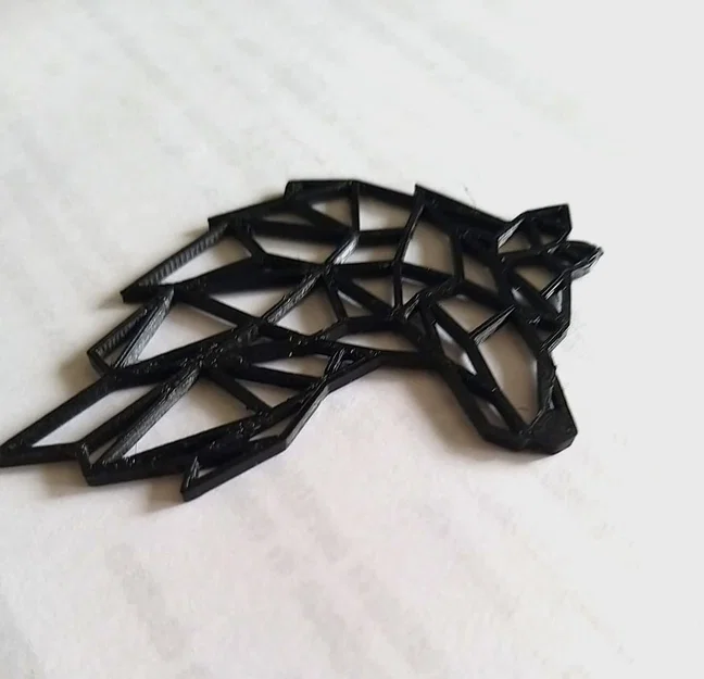 Mô hình đầu sói trang trí nghệ thuật phong cách Low-Poly (Wolf Head) - Image 2