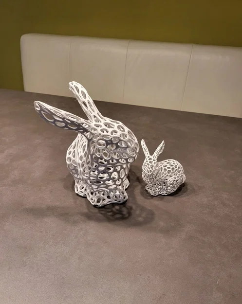 Thỏ Phục Sinh Voronoi (Voronoi Easter Bunny-Rabbit/Osterhase) - Image 1