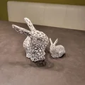 Thỏ Phục Sinh Voronoi (Voronoi Easter Bunny-Rabbit/Osterhase) - Thumbnail 1