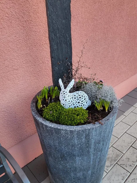 Thỏ Phục Sinh Voronoi (Voronoi Easter Bunny-Rabbit/Osterhase) - Image 3