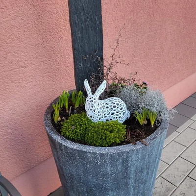 Thỏ Phục Sinh Voronoi (Voronoi Easter Bunny-Rabbit/Osterhase)