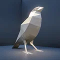 Poligon Bird – Tượng chim phong cách hiện đại in 3D - Thumbnail 1