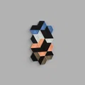 Gạch ốp tường lục giác cách âm 3D (Hexagon Acoustic Wall Tiles) - Thumbnail 3
