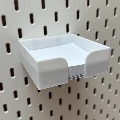 Khay Đựng Giấy Ghi Chú 90x90 Cho Bảng Ikea Skadis Tiện Dụng