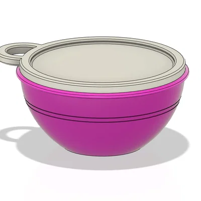 Móc khóa Iconic Tupperware Wonder/Wonderlier Bowl