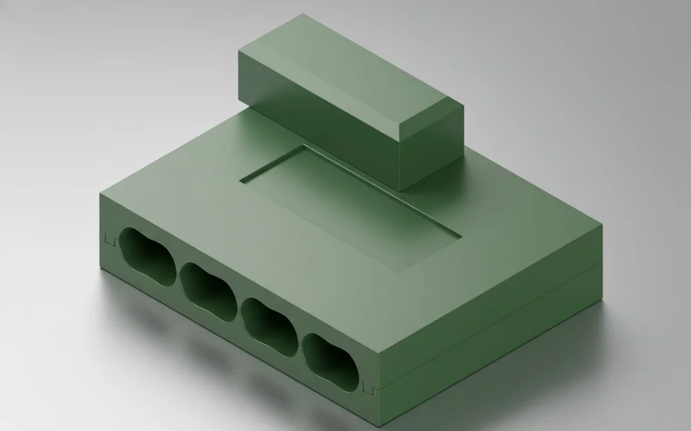 Khuôn ép mồi dumbell câu cá chép (15x9 mm) - Image 1