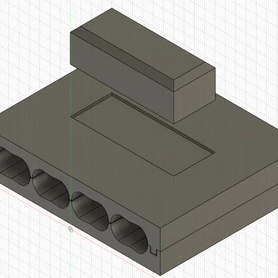 Khuôn ép mồi dumbell câu cá chép (15x9 mm)