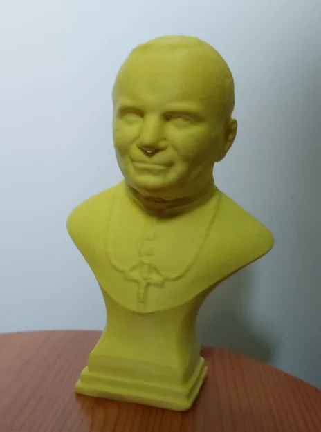 Mô hình 3D Tượng bán thân Giáo hoàng John Paul II (STL) - Image 3