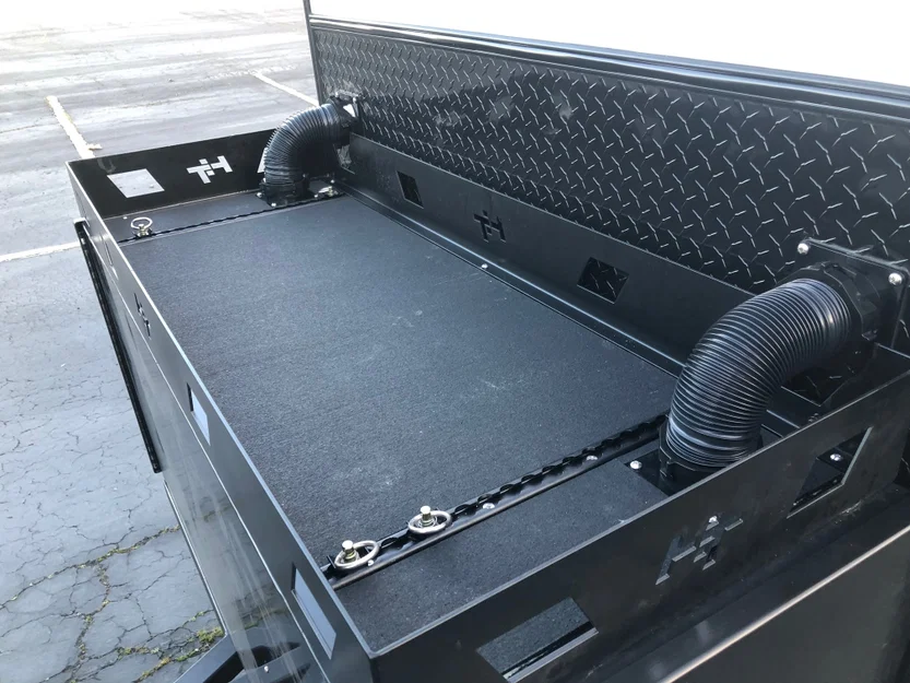 Cửa gió góc cho ống gió Diesel heater duct - Image 2