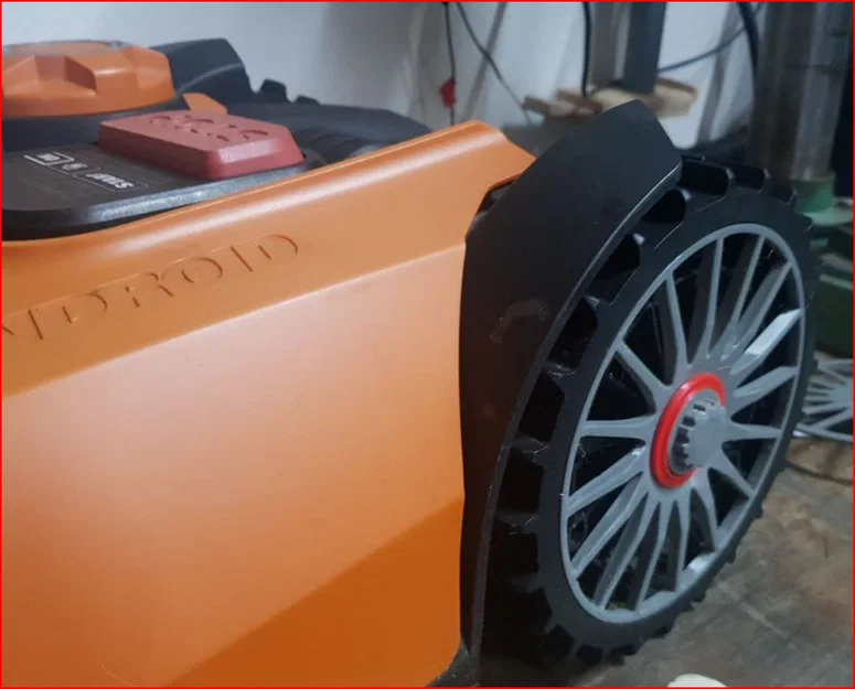 Nắp đậy bánh xe trang trí cho robot cắt cỏ Worx Landroid 2017 - Image 2